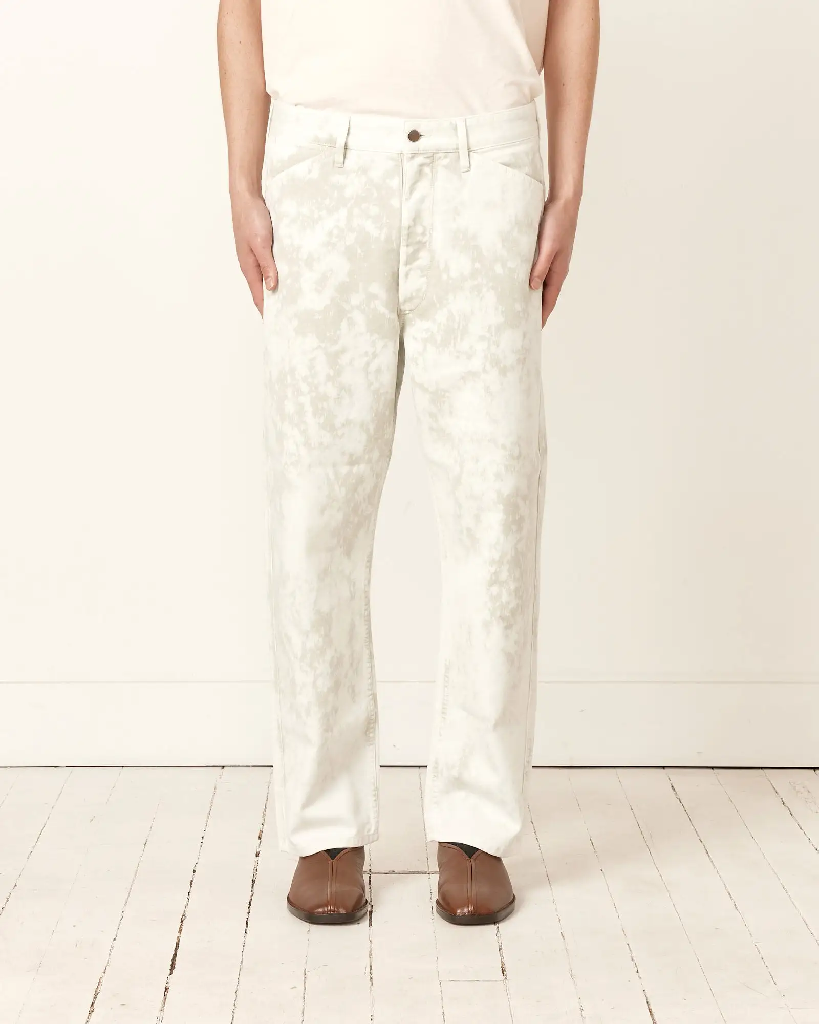 5 Pocket Pant in Acid Snow Pelican