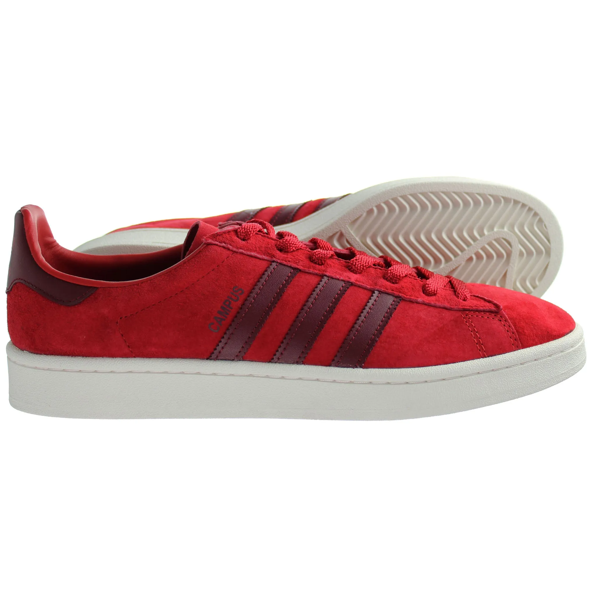 Adidas Campus Red Mens Trainers