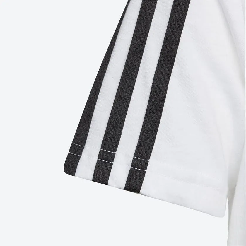 ADIDAS JUNIOR ESSENTIALS 3-STRIPES WHITE TEE