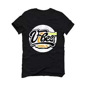 AIR JORDAN 1 HI VOLT GOLD 2021 Black T-Shirt (Good Vibes)