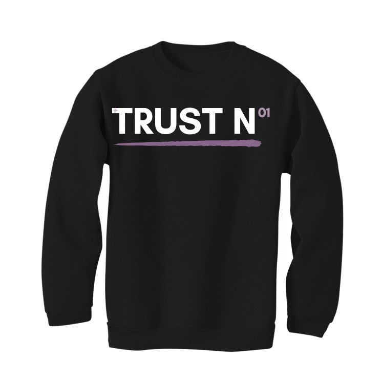 Air Jordan 1 High OG Mauve | ILLCURRENCY Black T-Shirt (TRUST NO ONE)