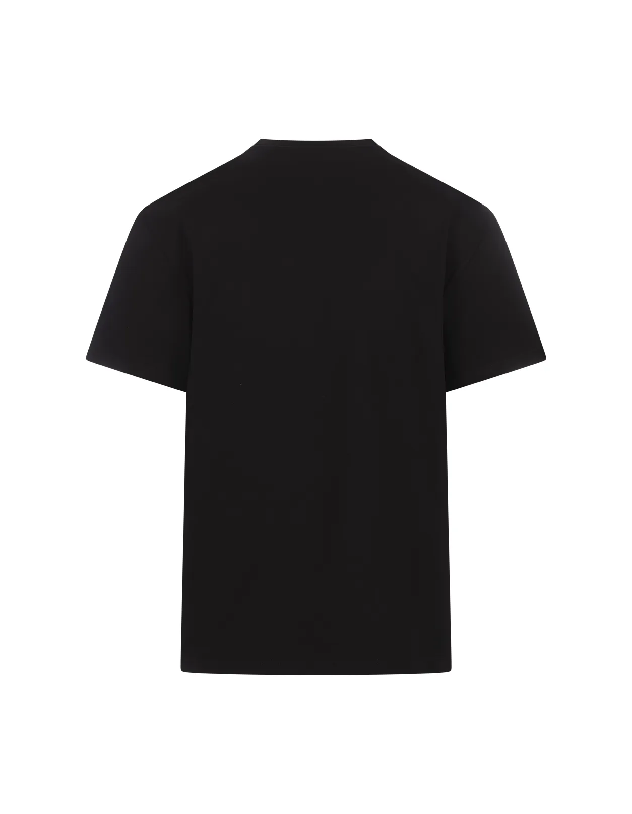 ALEXANDER MCQUEEN Black T-Shirt With Skull Print and Logo