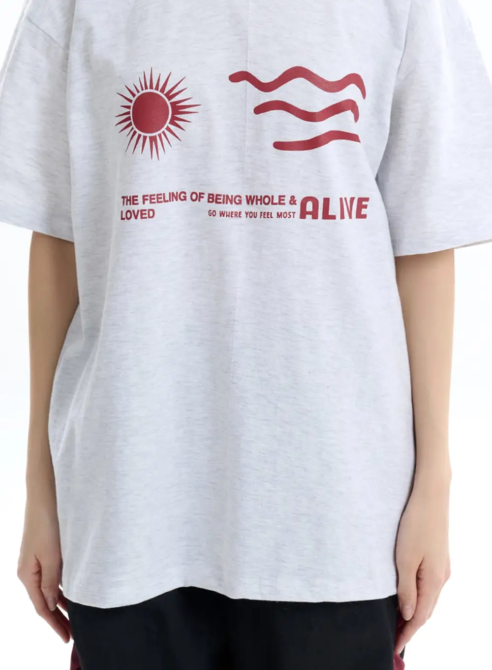 ALIVE Oversized T-Shirt IF413