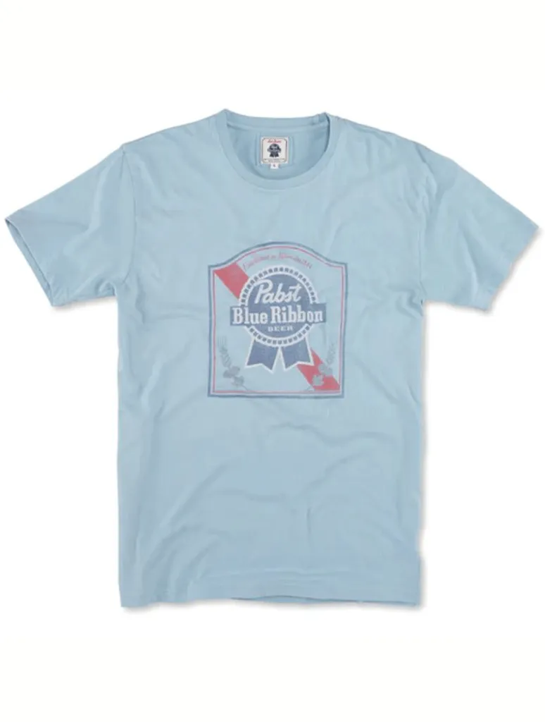 American Needle Pabst Vintage Tee in Light Blue