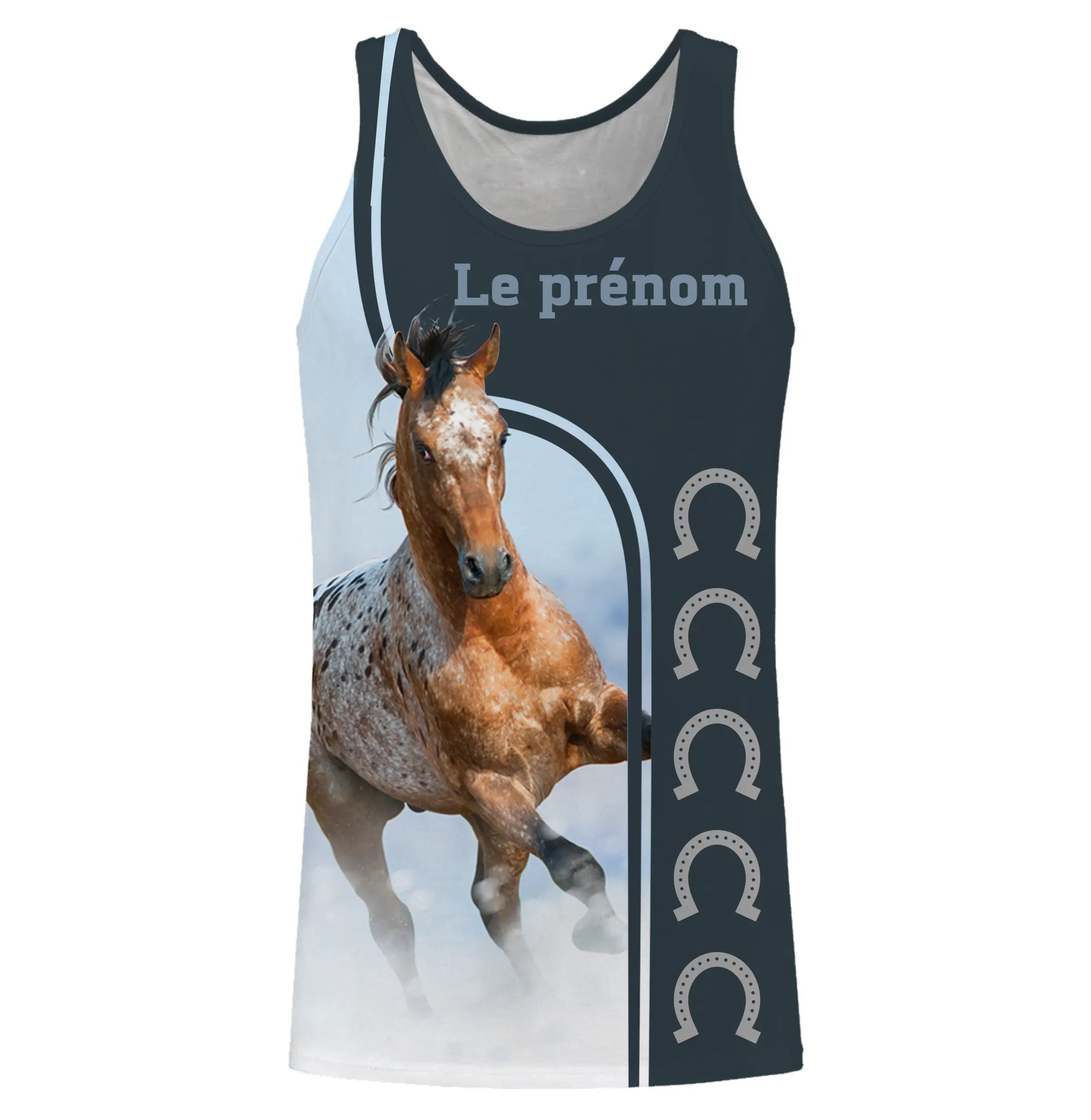 Appaloosa Cheval, Race de Chevaux de Selle Etats-Unis, Amoureux des Chevaux, Chevaux Passion, 3D All-Over Tee Shirt Personnalisé