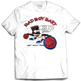 Bad Boy Bart Simpson Vintage Mint White Tee