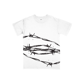 BARBWIRE TEE WHITE