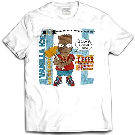 Bart Simpson MC Hammer Vintage Mint White Tee