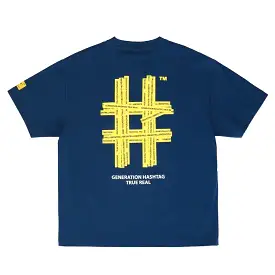 Been Trill Tape Logo Tee Navy