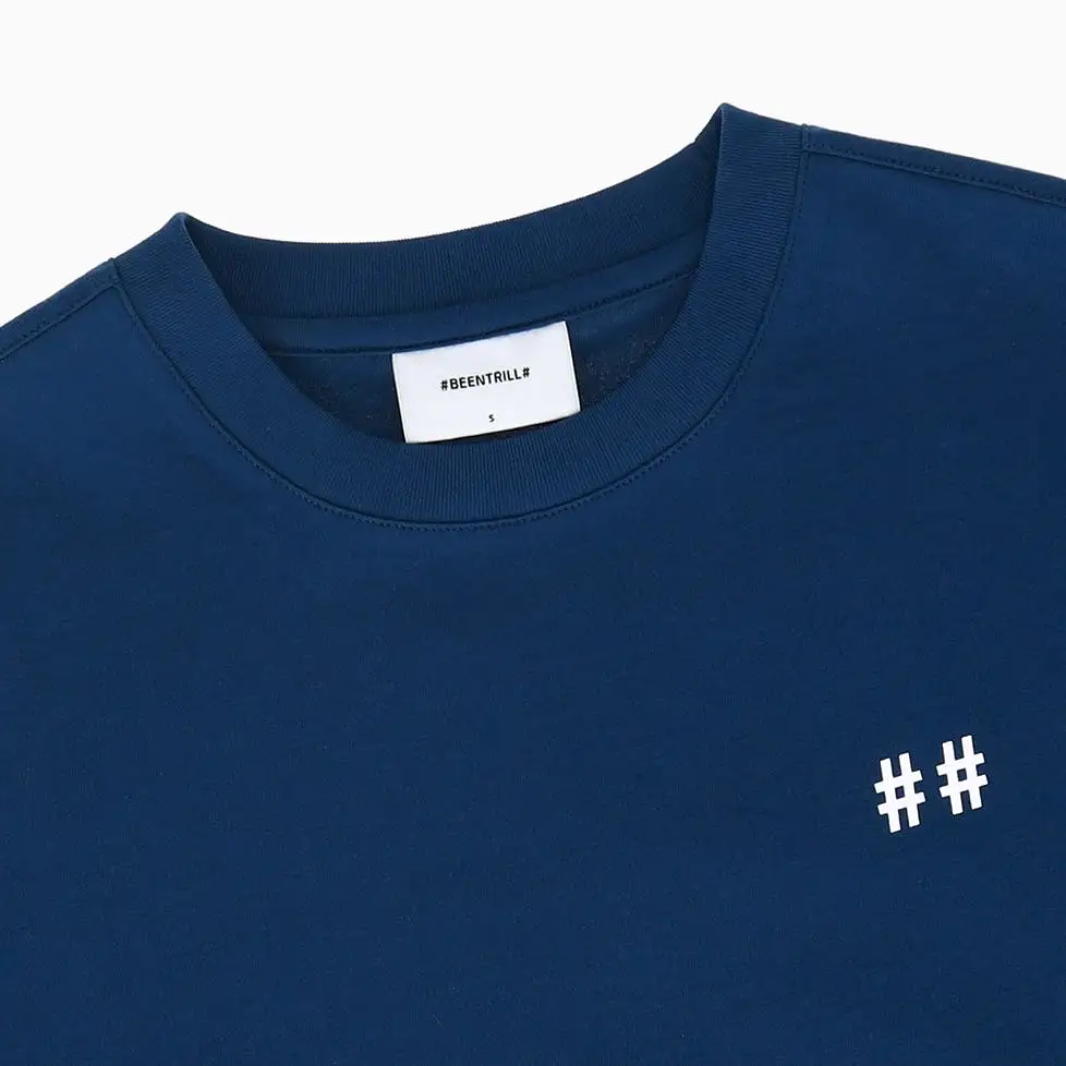 Been Trill Tape Logo Tee Navy