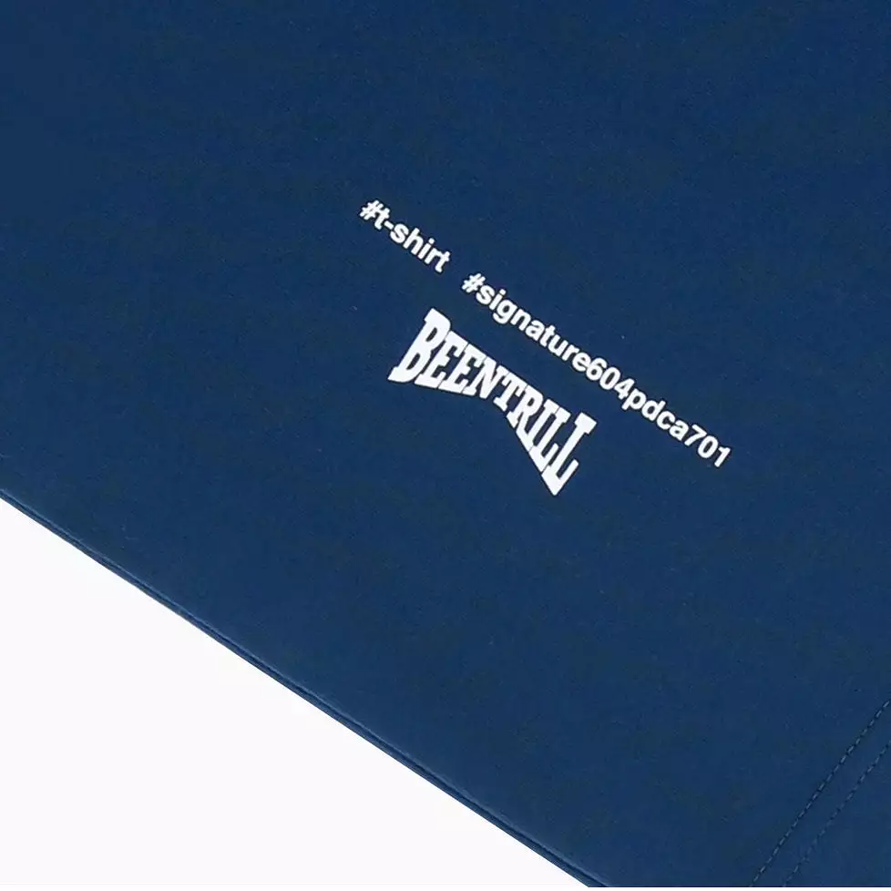 Been Trill Tape Logo Tee Navy