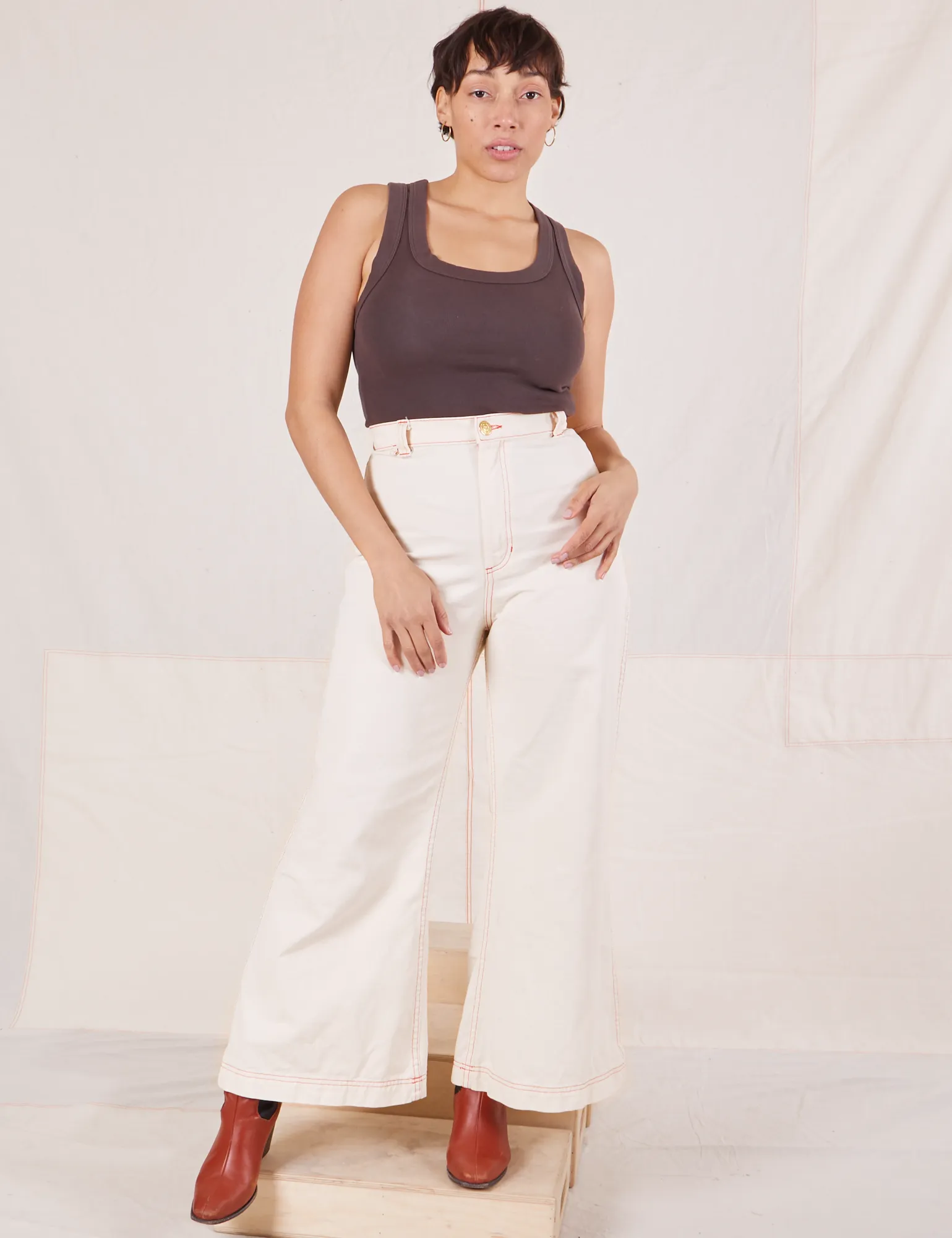 Bell Bottoms - Vintage Tee Off-White