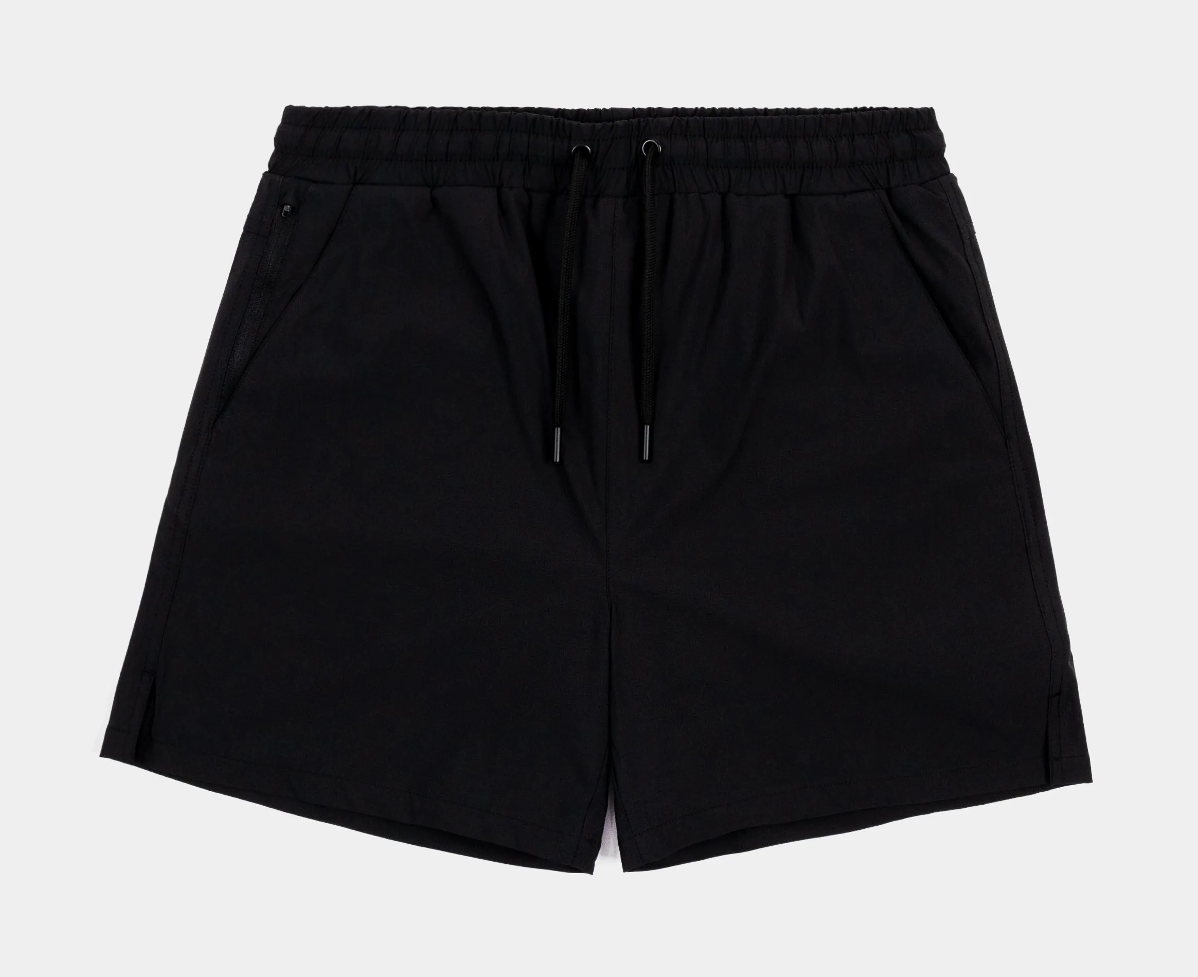 Black Strech Hybrid Mens Shorts (Black)