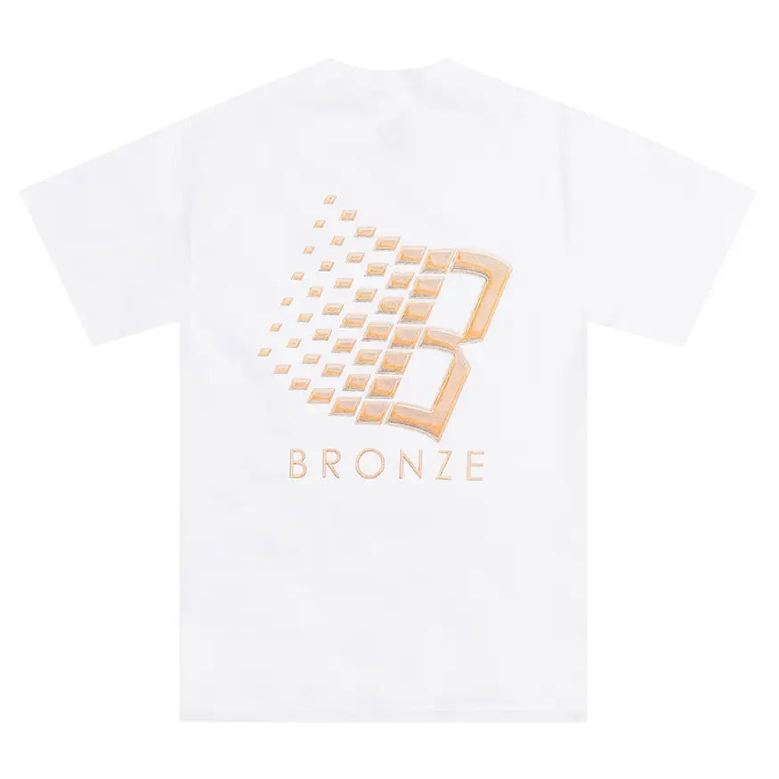 Bronze 56k Balloon Logo Tee Shirt - White