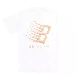 Bronze 56k Balloon Logo Tee Shirt - White