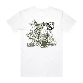 BUILT TO WIN PREM TEE WHITE