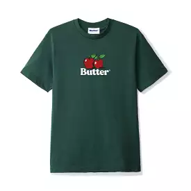 Butter Goods Apples Logo Tee Dark Forest