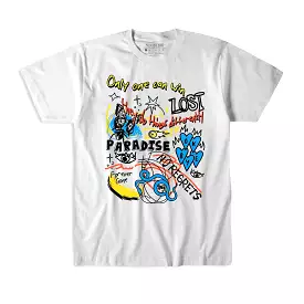 CAN'T CHANGE YESTERDAY TEE WHITE/YELLOW