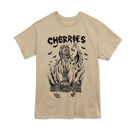 Cherries Wheels B.I.D. Tee Shirt - Khaki