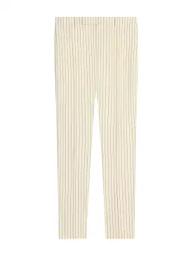 CLASSIC STRIPED WOOL PANTS