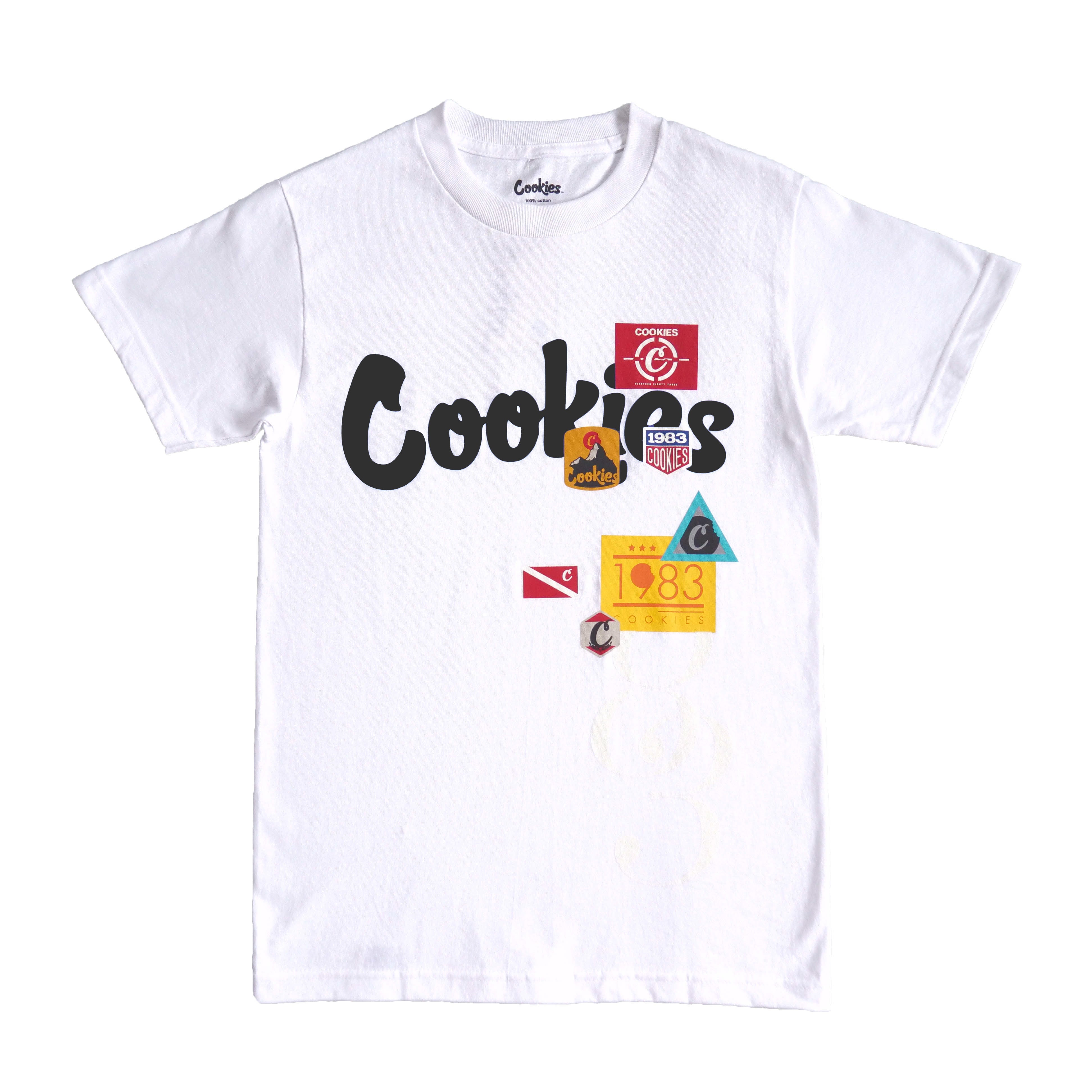 COLORES TEE WHITE/BLACK