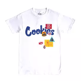 COLORES TEE WHITE/ROYAL