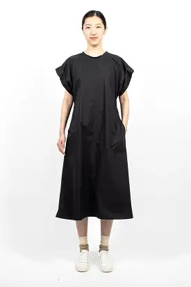 Ducie Long Dress Woven Black