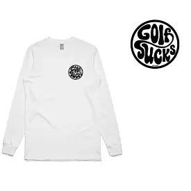 Golf Sucks Retro Long Sleeve T-Shirt