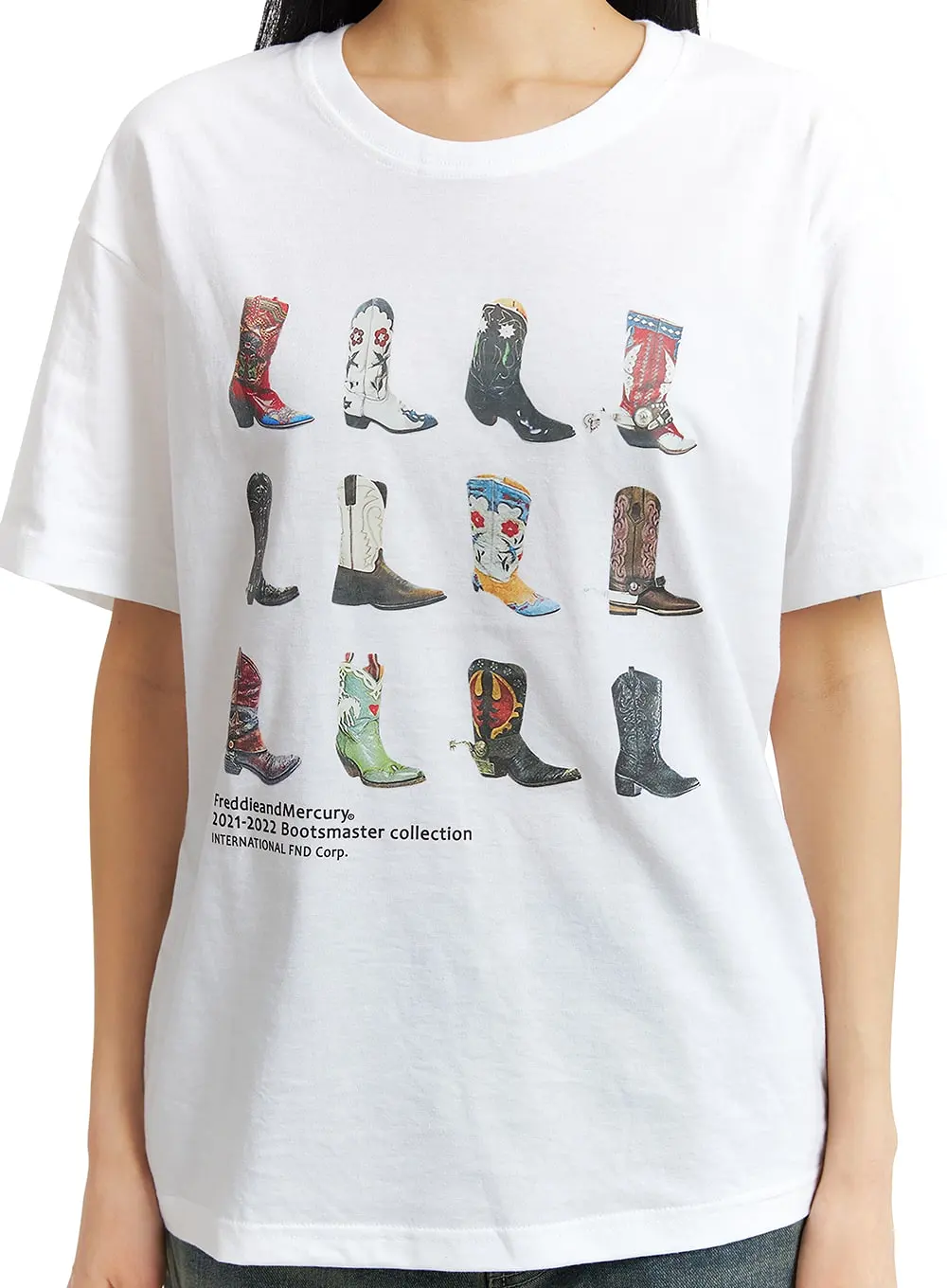 Graphic Boots Oversized T-Shirt CM407