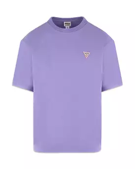 Guess Originals Triangle Logo Tee Light Iris