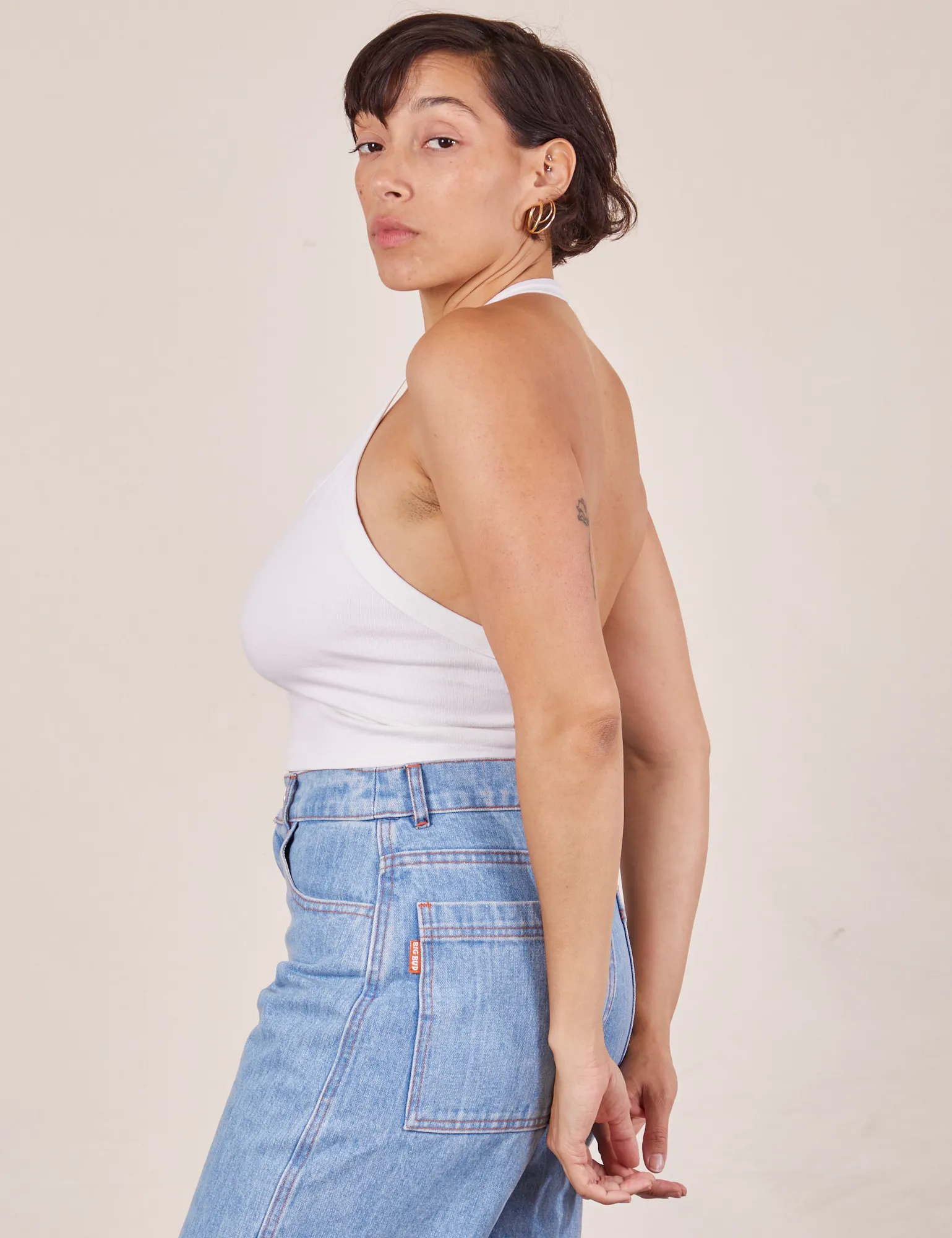 Halter Top - Vintage Tee Off-White