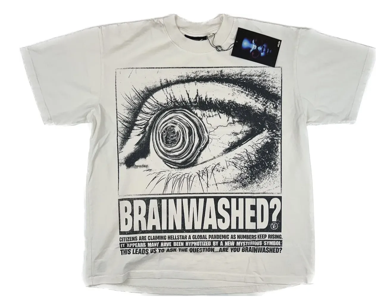 Hellstar 'Eyeball' White Tee