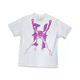 Hostile Lightning White Tee