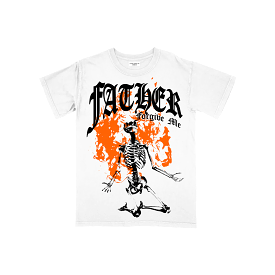 IN THE FLAMES TEE WHITE