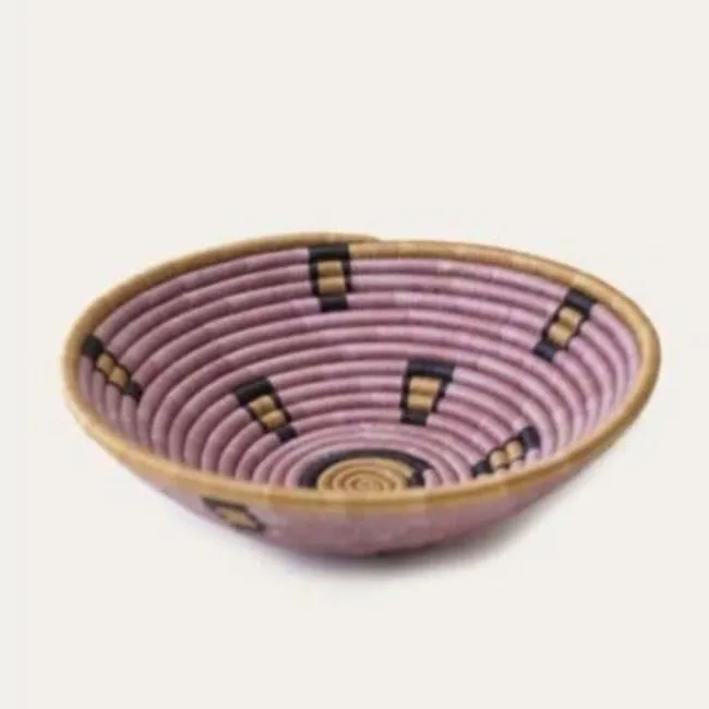 Indego Africa Leopard Plateau Basket - Mauve