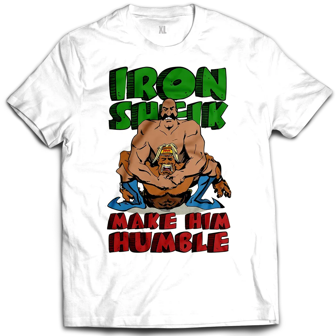 Iron Sheik Toon White Tee