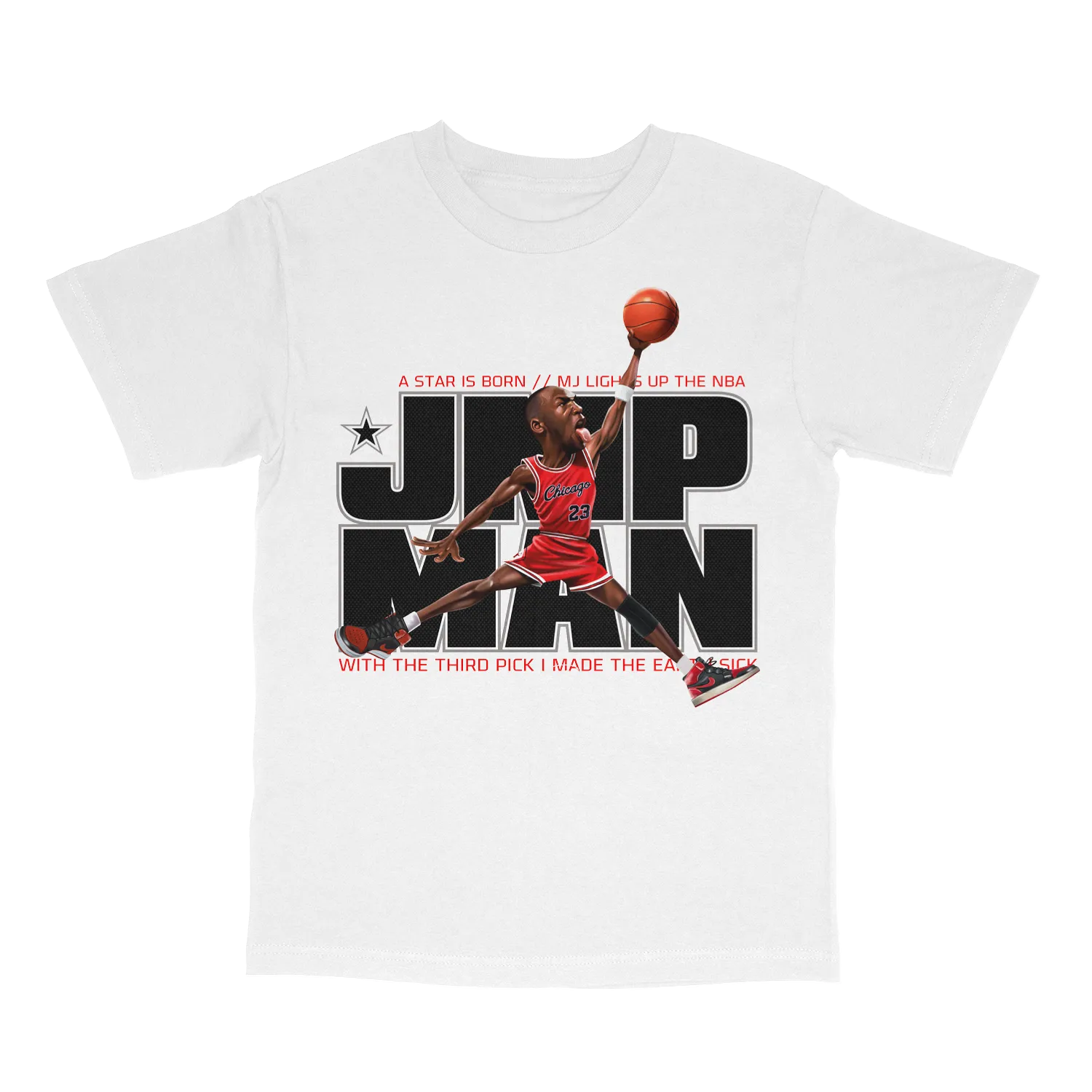 JMP Man Jordan White Tee