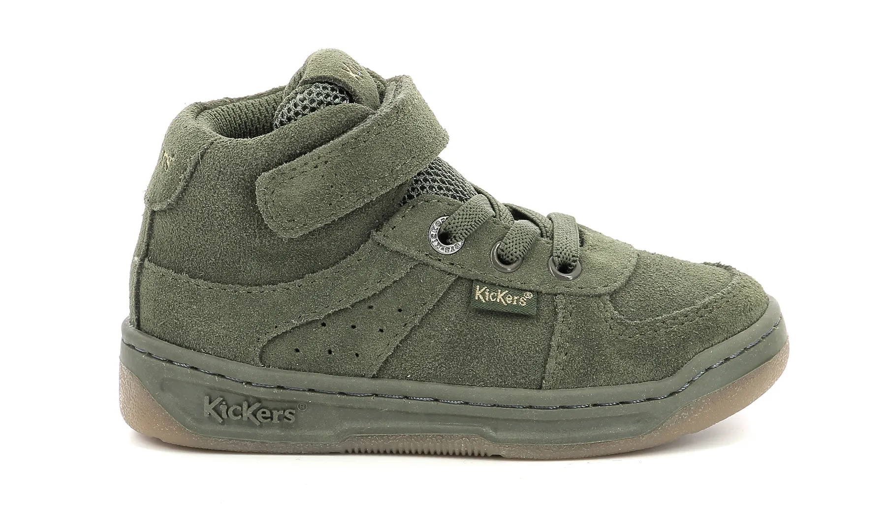 KICKERS KICKALIEN Kaki Chaussures Hautes Sneakers