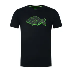 Korda Outline Tee Black T-Shirt