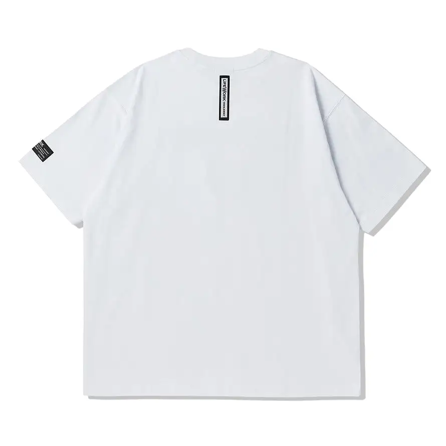 LifeWork Embossed Bulldog Logo Tee White