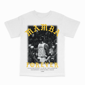 Mamba Forever White Tee