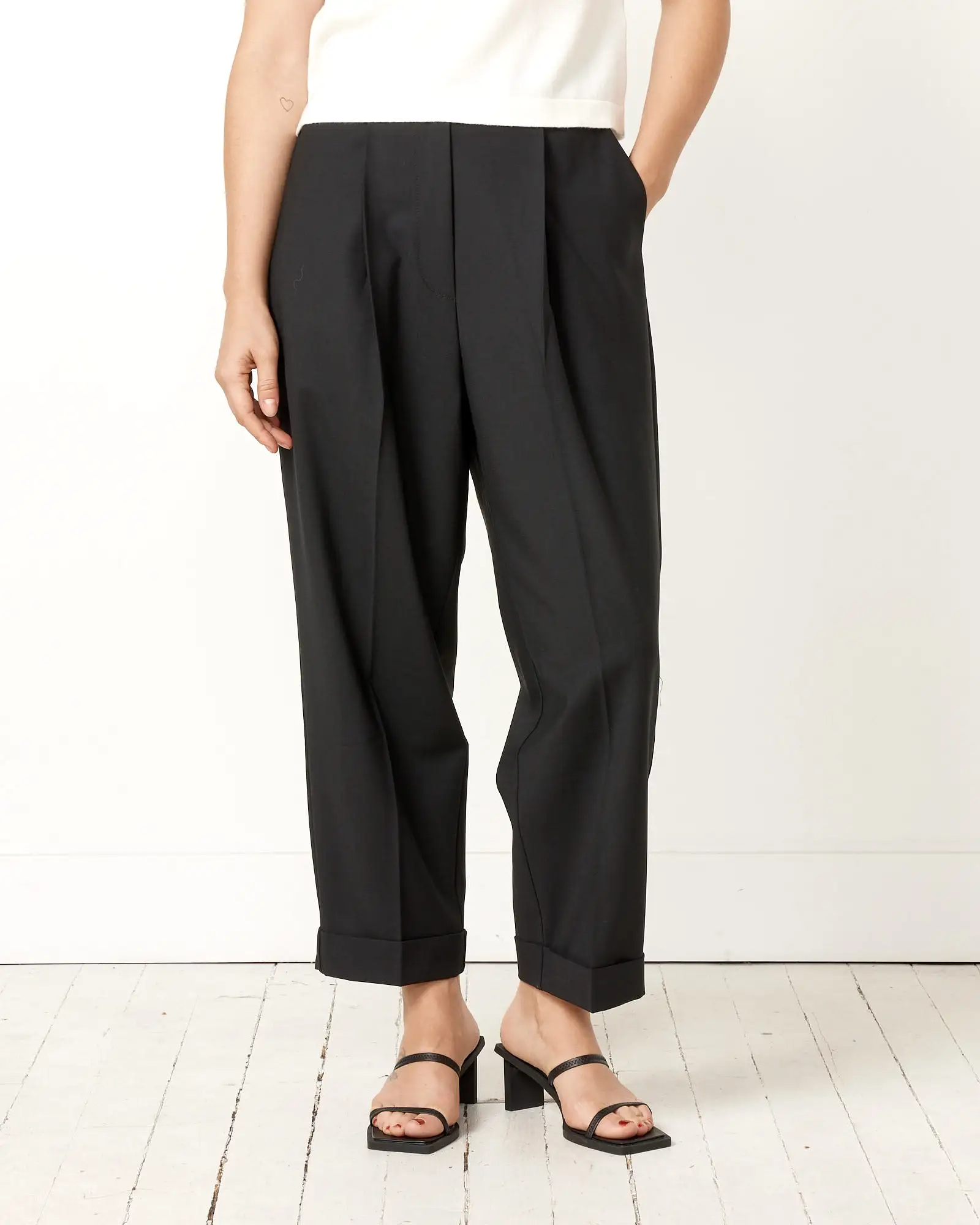 Masculine Tailoring Pant in Black