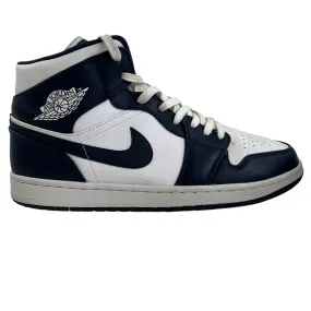 Men's Air Jordan 1 Mid High Trainers White Size EU 44 / UK 10