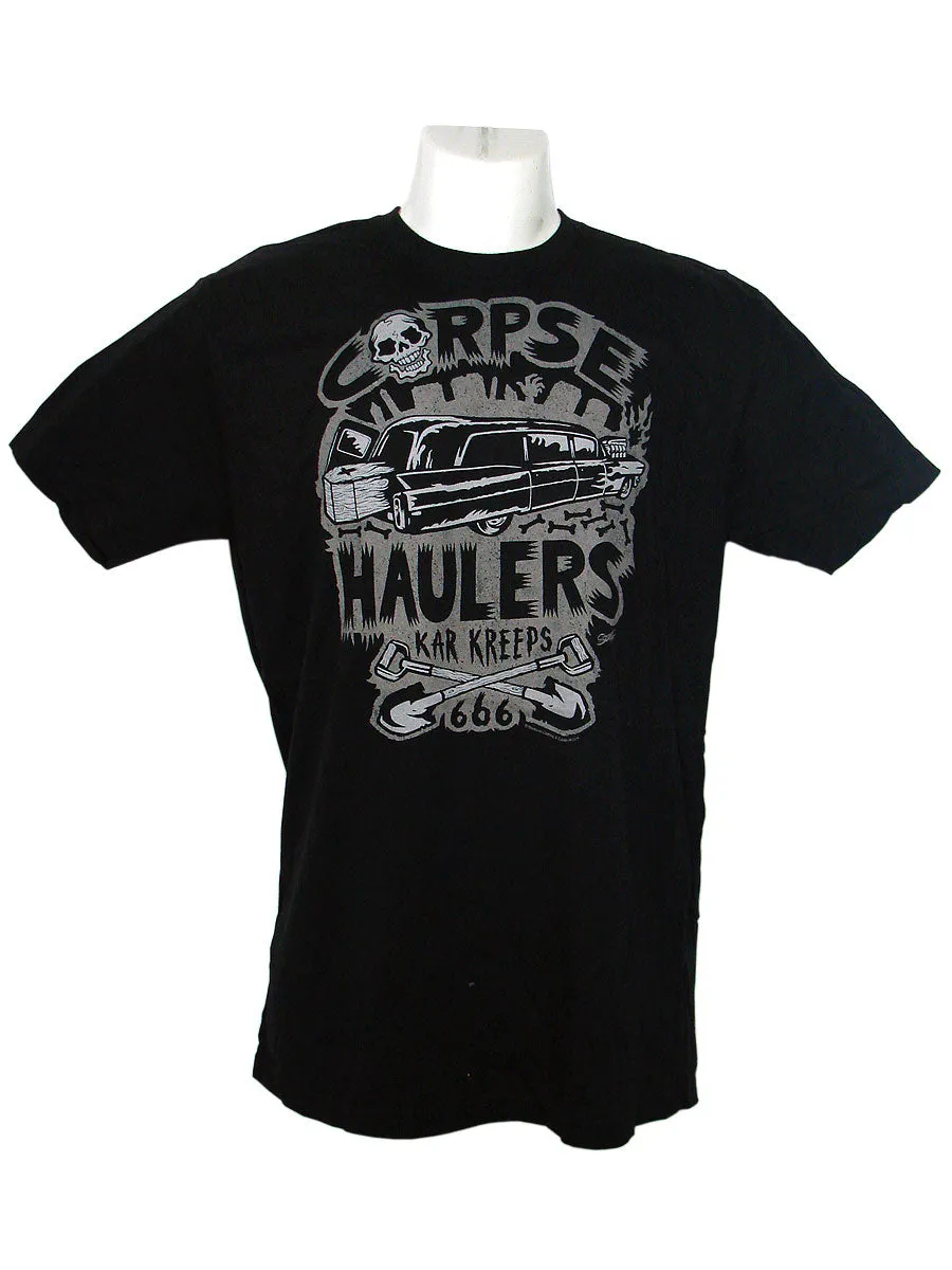 Men's Black T-Shirt Corpse Haulers