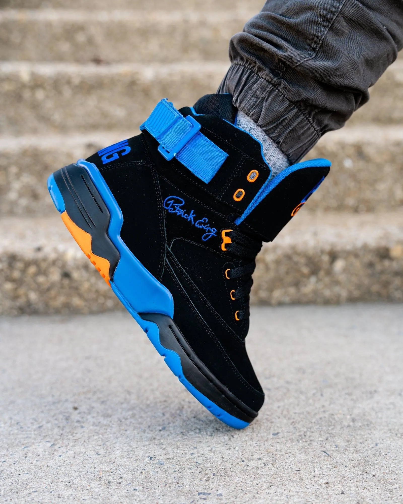 (Men's) Ewing Athletics 33 Hi 'NYC' Black / Royal 1BM01777-035