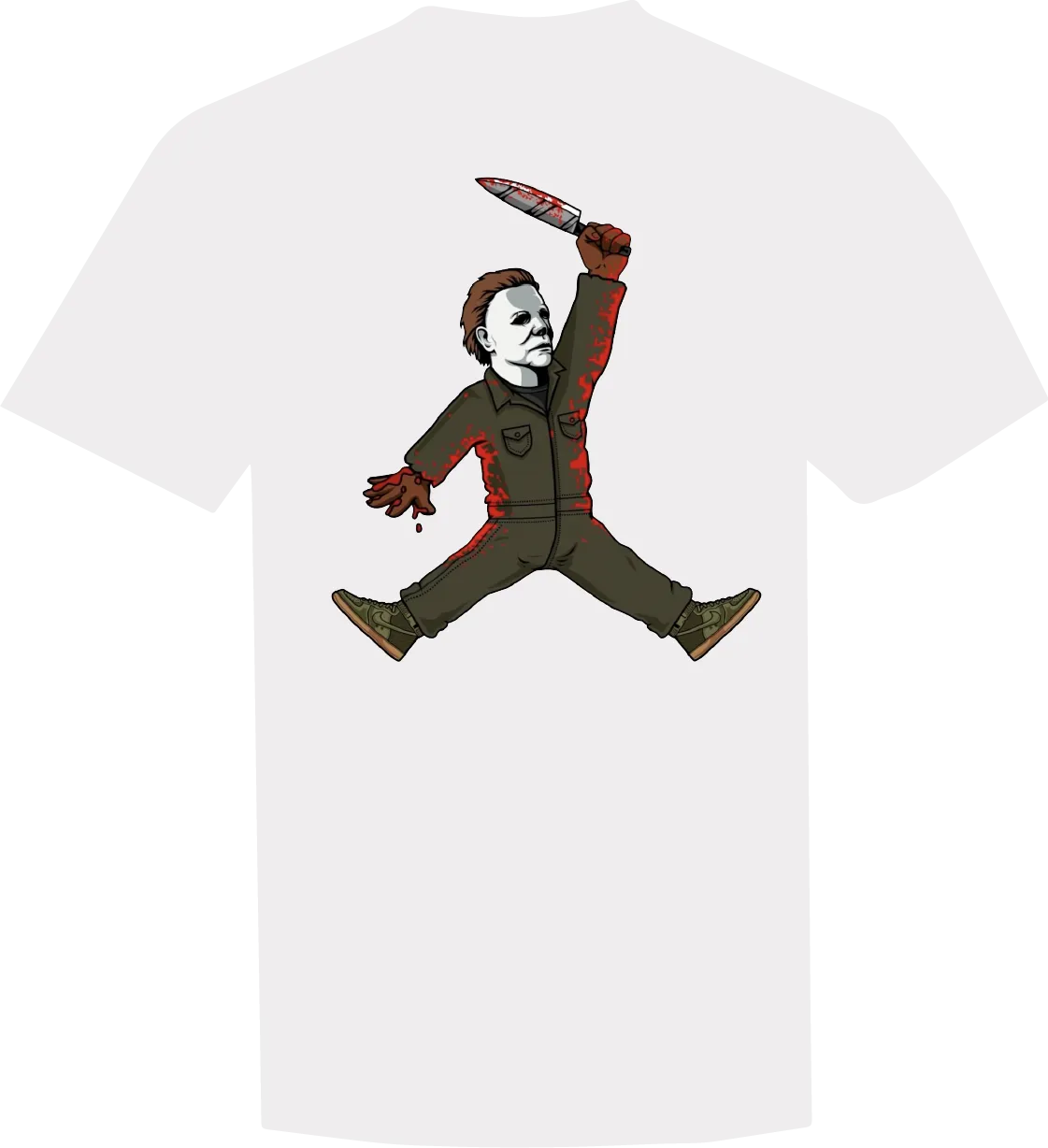 Michael Myers White Tee