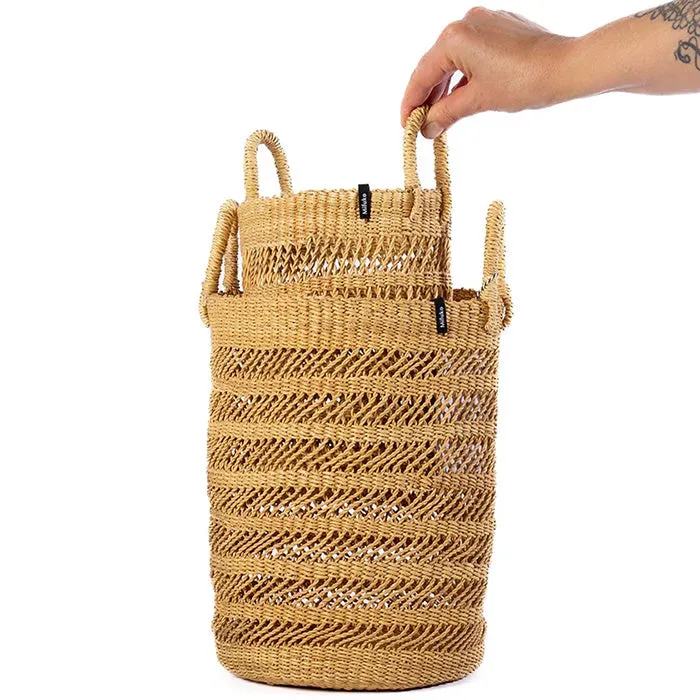 Mifuko Set Of Two Bolga Baskets