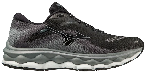 Mizuno Wave Sky 7 (D Width) - Black Storm (Womens)