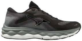 Mizuno Wave Sky 7 (D Width) - Black Storm (Womens)