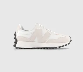 New Balance 327 Offwhite Cream Black Trainers